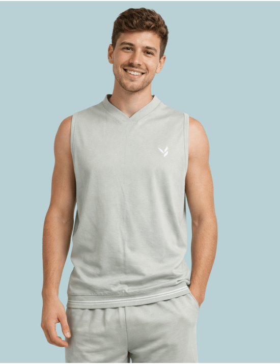JOHN SLEEVELESS SWEATSHIRT