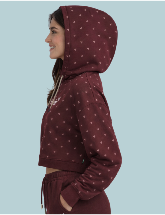LINA CROP TOP HOODIE