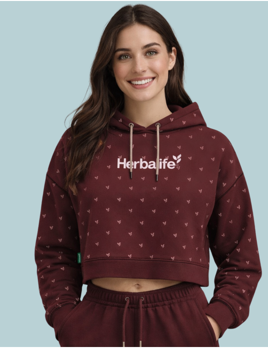 LINA CROP TOP HOODIE