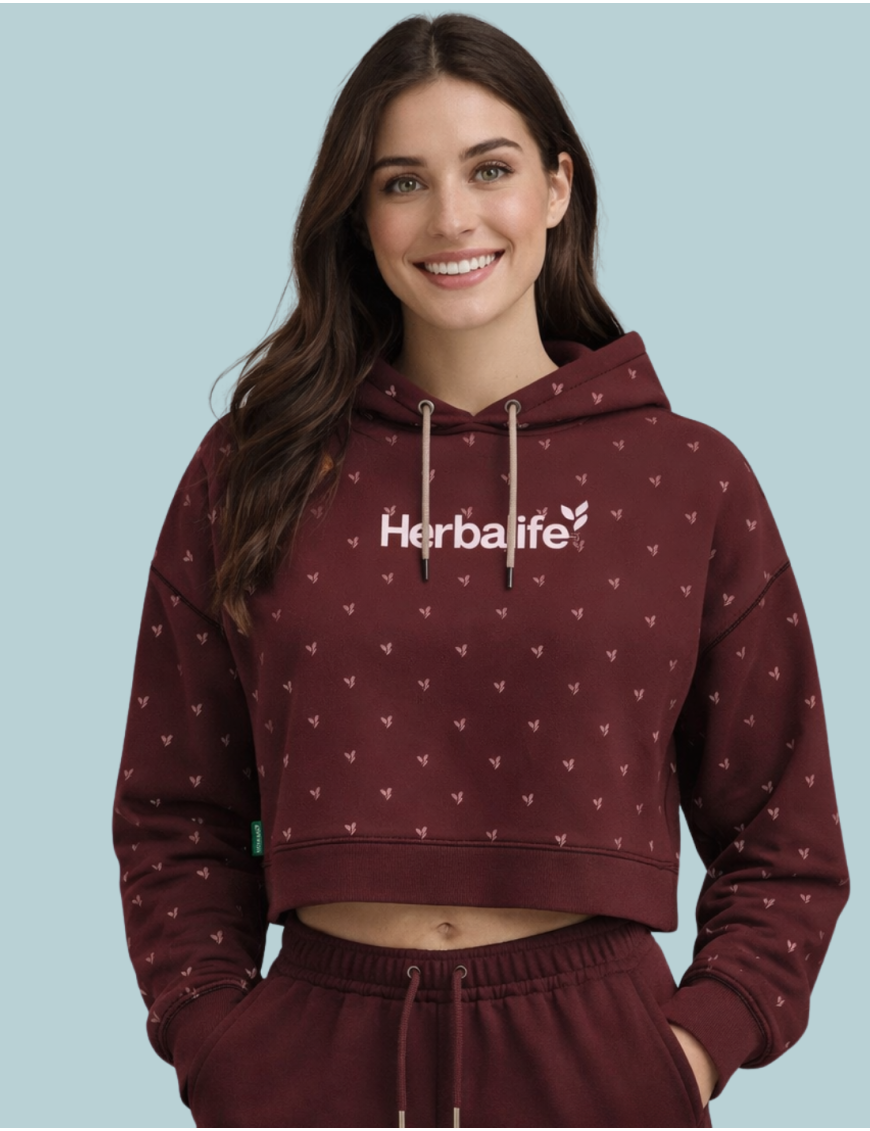 LINA CROP TOP HOODIE