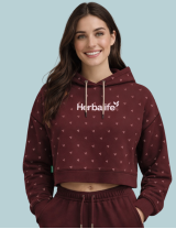 LINA CROP TOP HOODIE