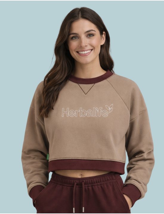 AMBRE SWEAT CROP TOP