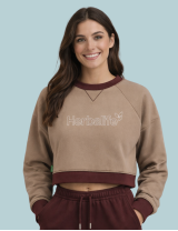 AMBRE SWEAT CROP TOP